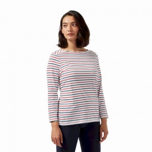 Craghoppers Blanca 3/4 Sleeved T-skjorte Dame Multicolor | 7980RXTUW