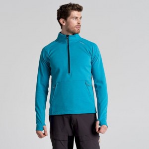 Craghoppers Dynamic Pro Half Zip Fleecegensere Herre Blå | 4681OJAVH