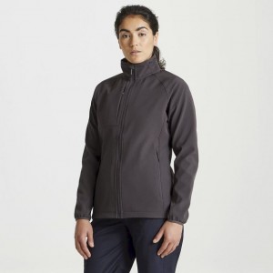 Craghoppers Expert Basecamp Softshell Jakke Dame Mørke Brune | 4957HNAIX