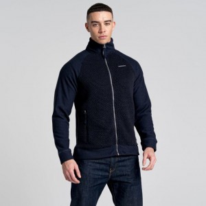 Craghoppers Hector Softshell Jakke Herre Marineblå | 2470FWYXV