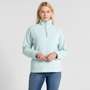 Craghoppers Lilian Half Zip Fleecegensere Dame Mint | 6593WQUGC