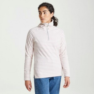 Craghoppers Natalia Half Zip Fleecegensere Dame Lilla | 5649JYXSZ