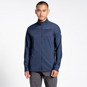 Craghoppers NosiLife Valens Softshell Jakke Herre Marineblå | 9702IJTRU