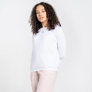 Craghoppers Nosibotanical Magnolia Long Sleeve T-skjorte Dame Hvite | 8257JIHCD