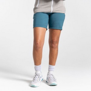 Craghoppers Stretch Kiwi Pro III Shorts Dame Turkis | 4893CPGJB