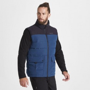 Craghoppers Trillick Downlike Vest Herre Blå | 5043JDGCT