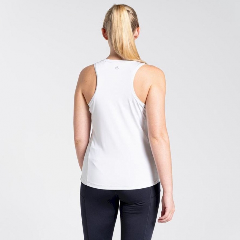 Craghoppers Aliso Vest T-skjorte Dame Hvite | 4185ITXVW