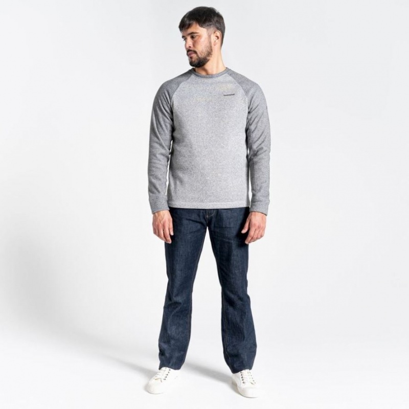 Craghoppers Barker Jumper Fleecegensere Herre Grå | 3829GCSMT