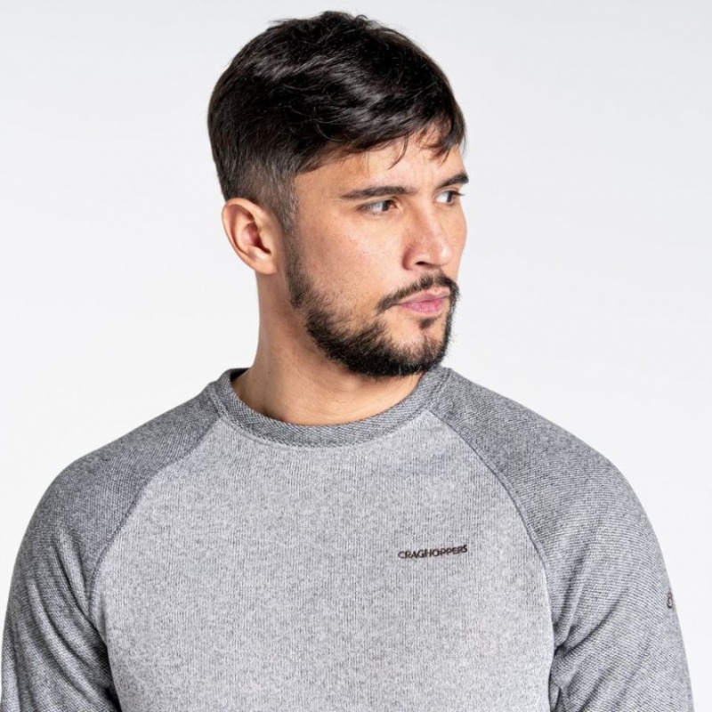 Craghoppers Barker Jumper Fleecegensere Herre Grå | 3829GCSMT