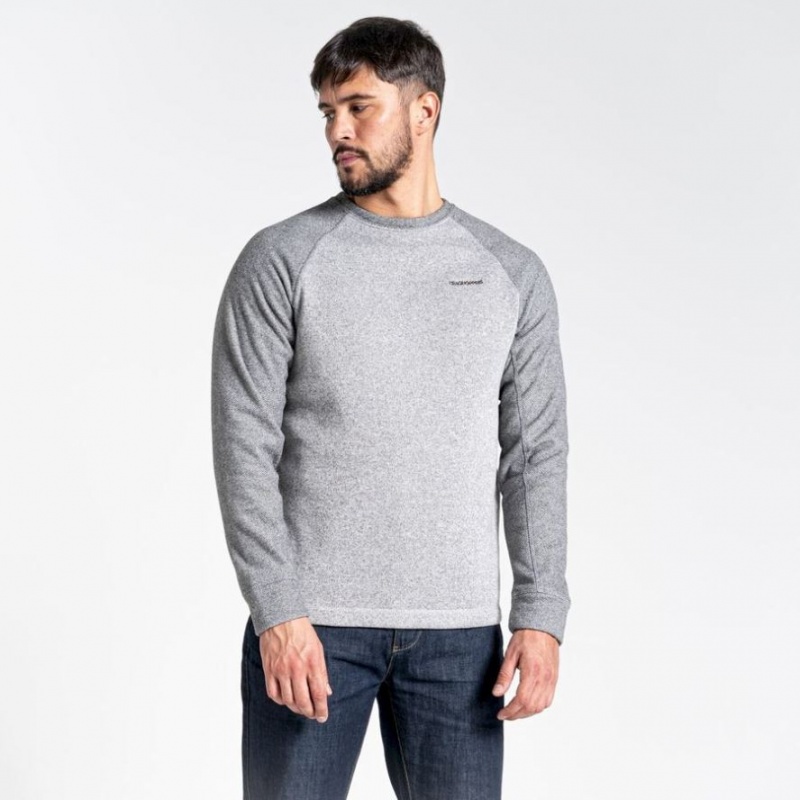 Craghoppers Barker Jumper Fleecegensere Herre Grå | 3829GCSMT