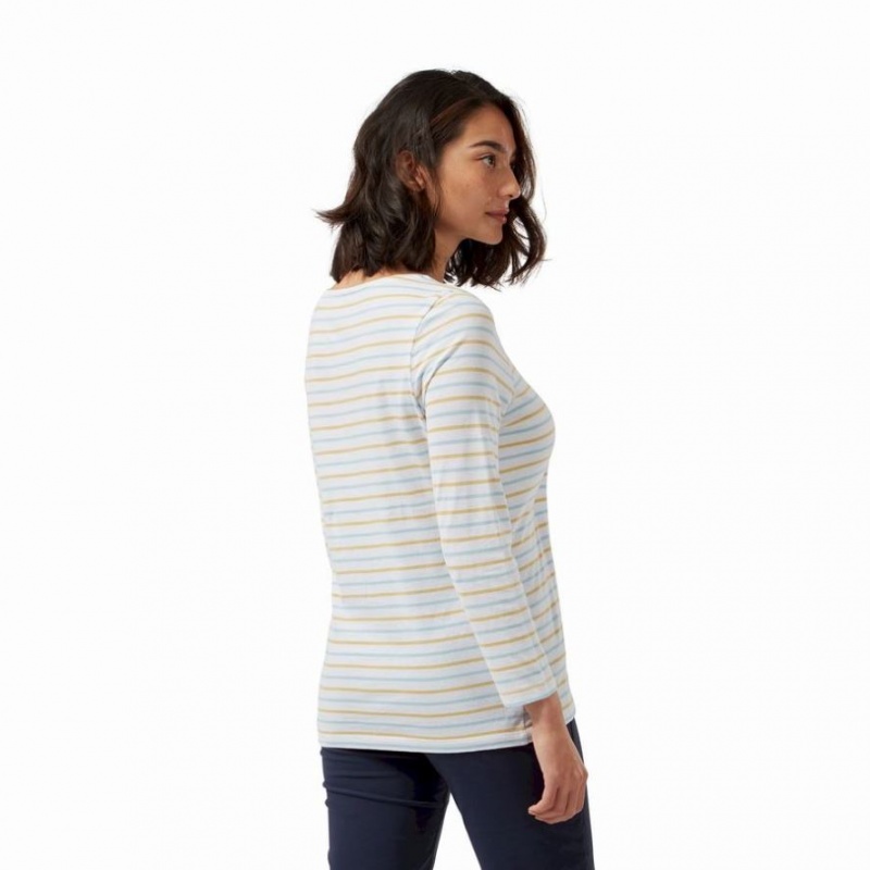 Craghoppers Blanca 3/4 Sleeved T-skjorte Dame Multicolor | 2374ZMBFI