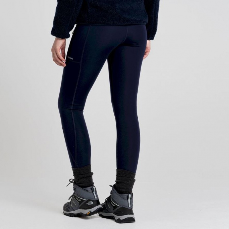 Craghoppers Compression Thermal Leggings Dame Marineblå | 9875JOLAX