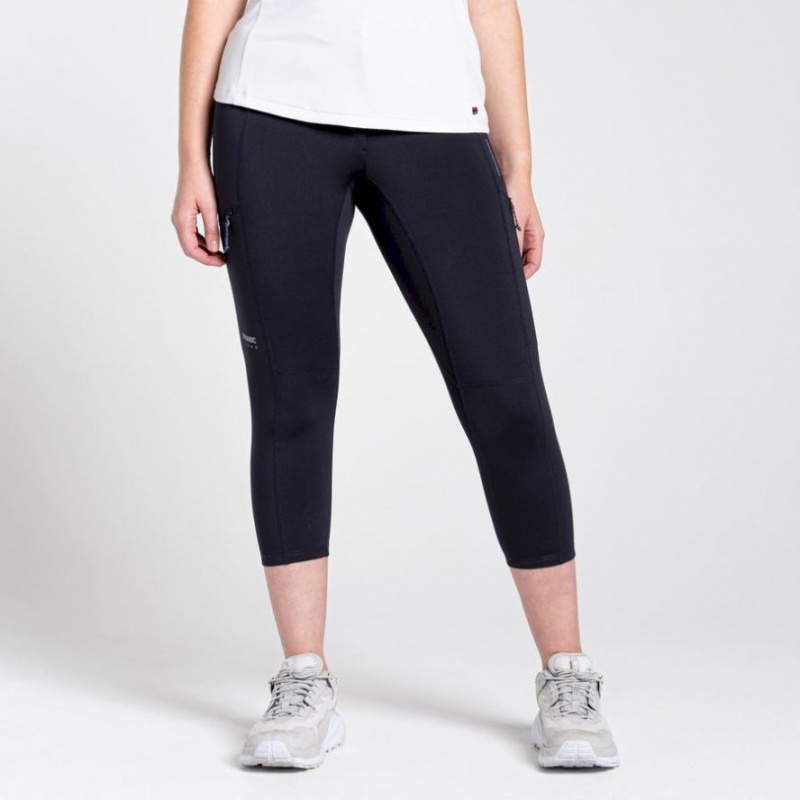 Craghoppers Dynamic Cropped Leggings Dame Marineblå | 5682EJZGD