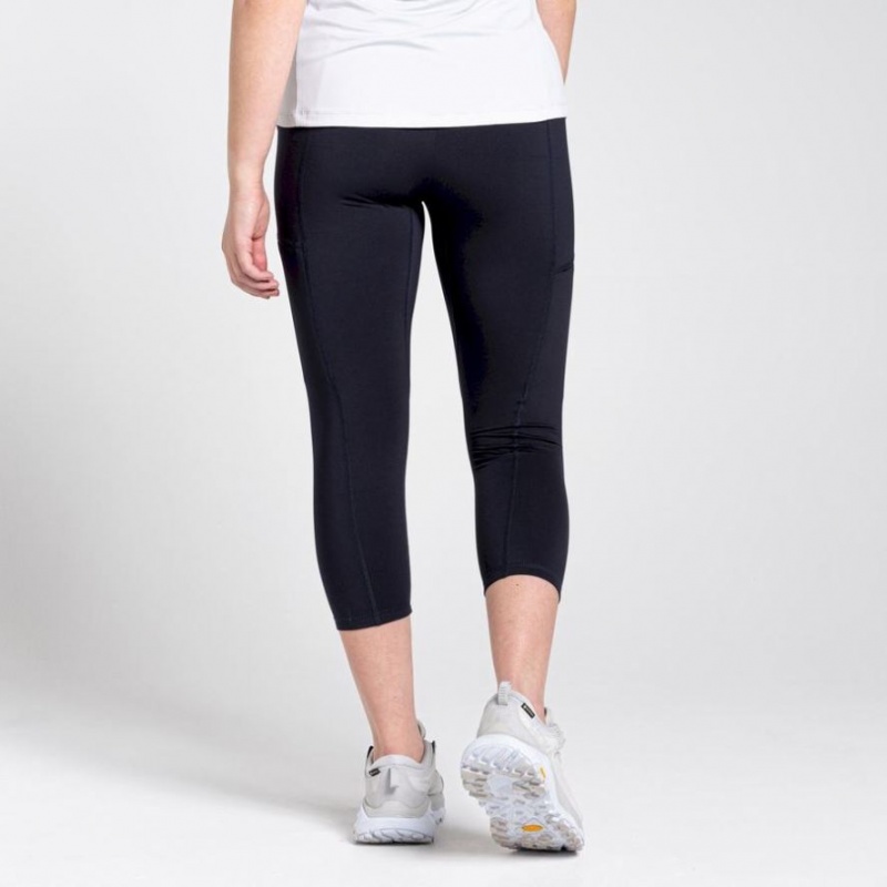 Craghoppers Dynamic Cropped Leggings Dame Marineblå | 5682EJZGD