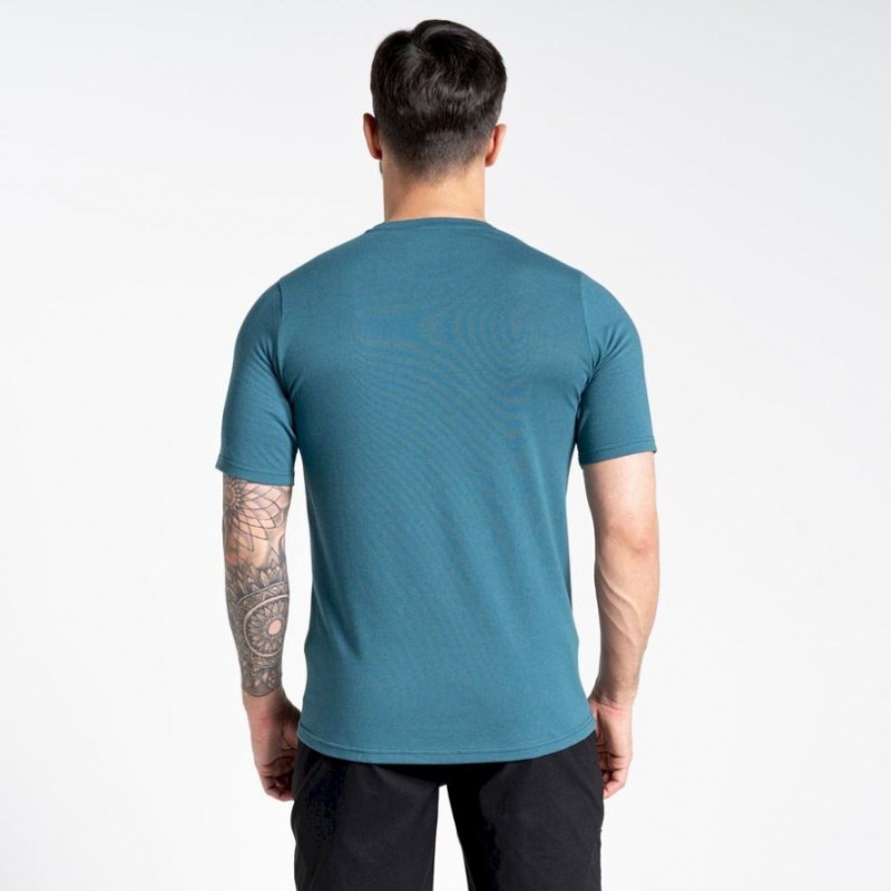 Craghoppers Dynamic Kort Sleeve T-skjorte Herre Turkis | 2903CXKWY