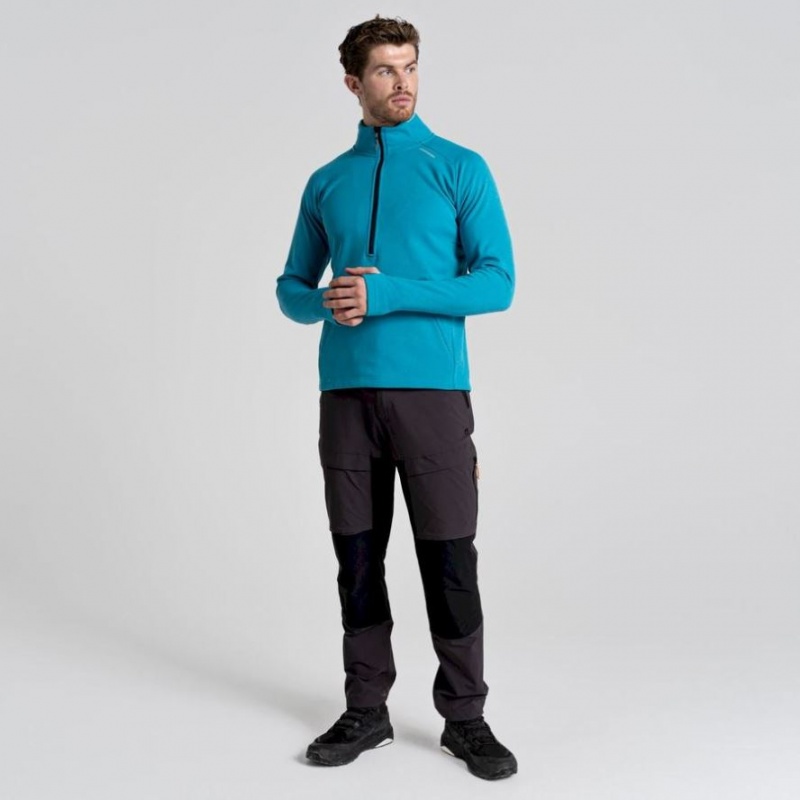 Craghoppers Dynamic Pro Half Zip Fleecegensere Herre Blå | 4681OJAVH