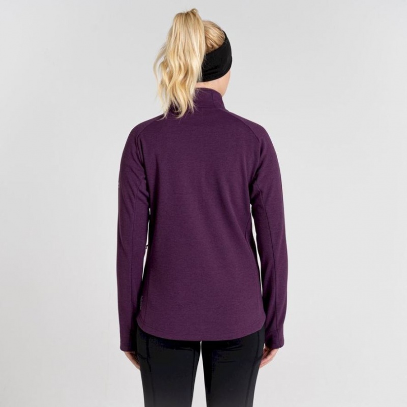 Craghoppers Dynamic Pro Half Zip Fleecegensere Dame Lilla | 2593VXWOQ