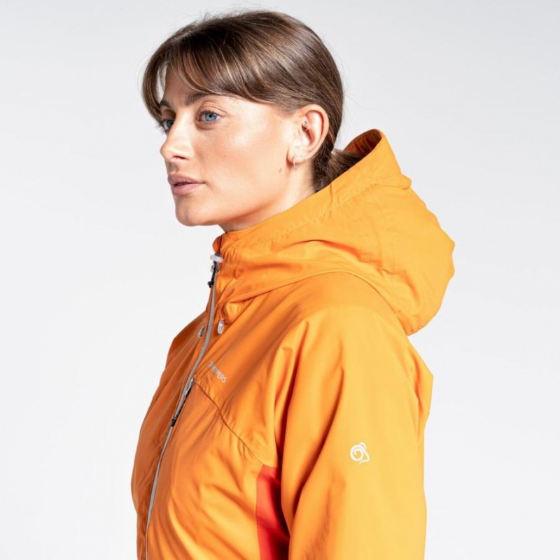 Craghoppers Dynamic Vanntett Jakke Dame Oransje | 9043WEMYS