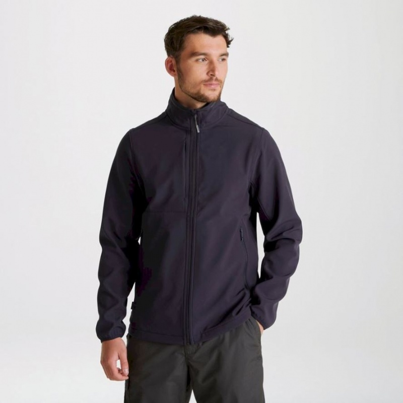 Craghoppers Expert Basecamp Softshell Jakke Herre Marineblå | 2358QLIRN