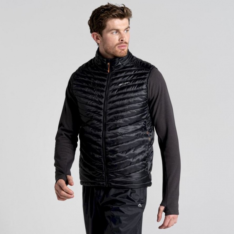 Craghoppers ExpoLite Insulated Vest Herre Svarte | 8450XDHWA