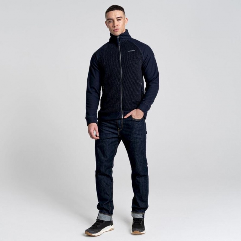 Craghoppers Hector Softshell Jakke Herre Marineblå | 2470FWYXV