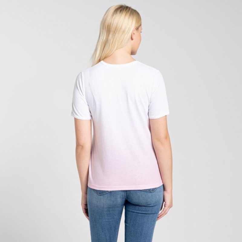 Craghoppers Ilyse Kort Sleeve T-skjorte Dame Rosa | 9521AIVWY