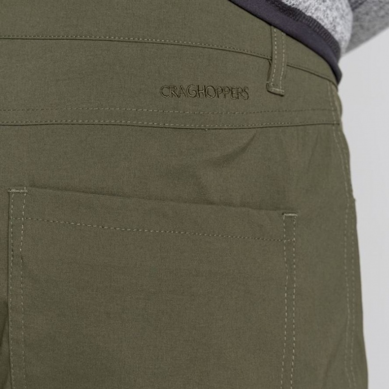 Craghoppers Kiwi Pro 5 Pocket Bukse Herre Olivengrønne | 7834ROEFH