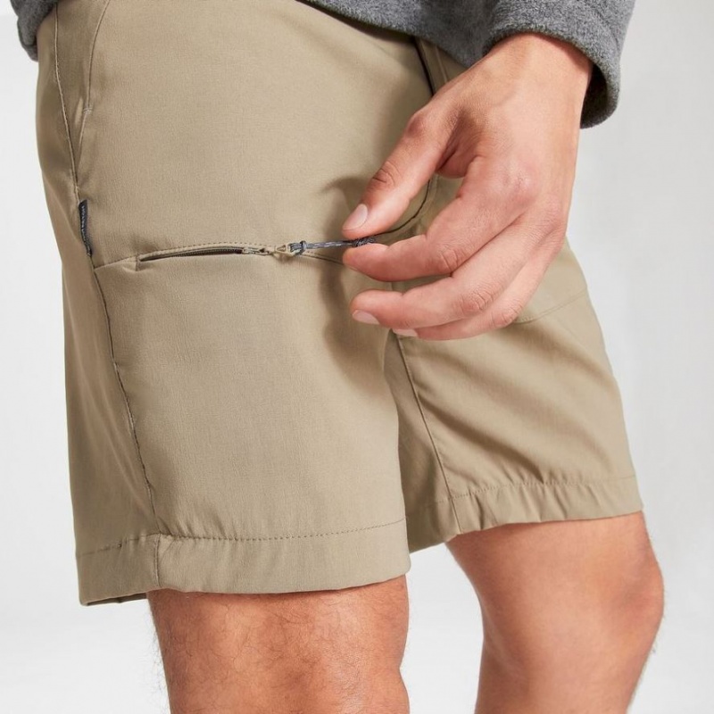 Craghoppers Kiwi Pro Shorts Herre Khaki | 7392LQNVD