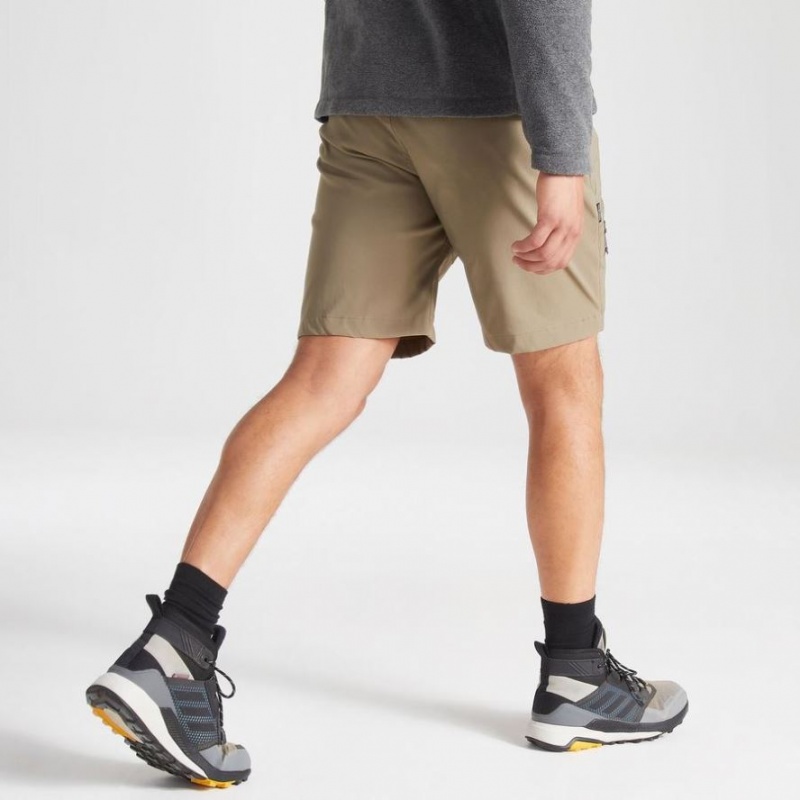 Craghoppers Kiwi Pro Shorts Herre Khaki | 7392LQNVD