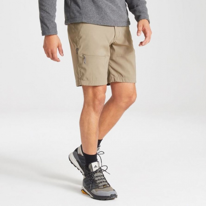 Craghoppers Kiwi Pro Shorts Herre Khaki | 7392LQNVD