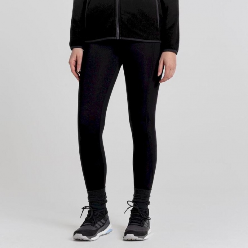 Craghoppers Kiwi Thermal Leggings Dame Svarte | 2094HRYFZ