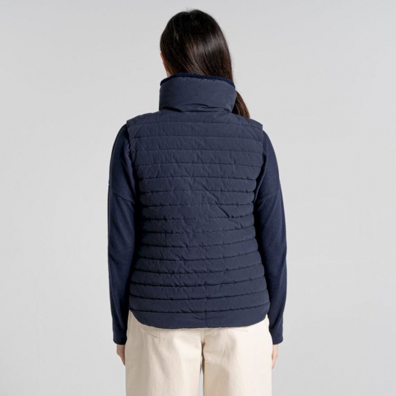 Craghoppers Langley Vest Dame Marineblå | 5904TZOCU