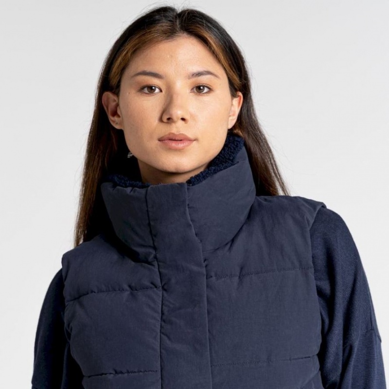 Craghoppers Langley Vest Dame Marineblå | 5904TZOCU