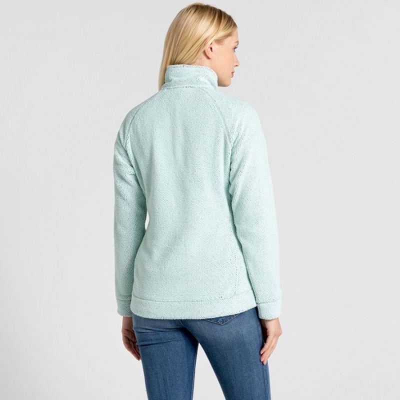 Craghoppers Lilian Half Zip Fleecegensere Dame Mint | 6593WQUGC