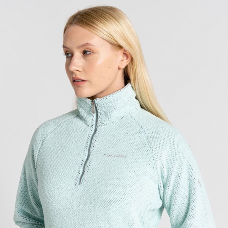 Craghoppers Lilian Half Zip Fleecegensere Dame Mint | 6593WQUGC