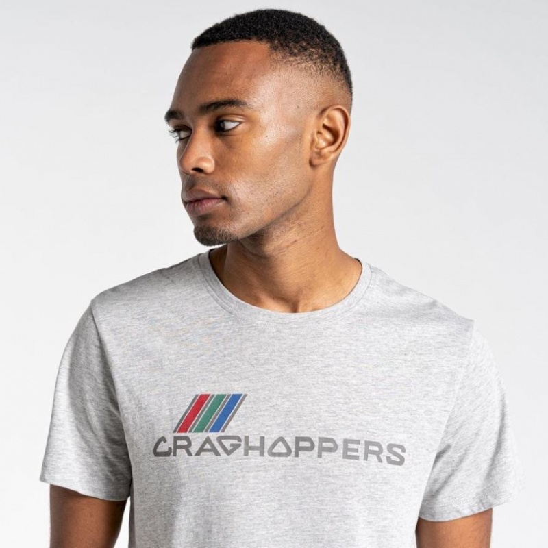 Craghoppers Lugo Kort Sleeve T-skjorte Herre Grå | 0491MTKXQ