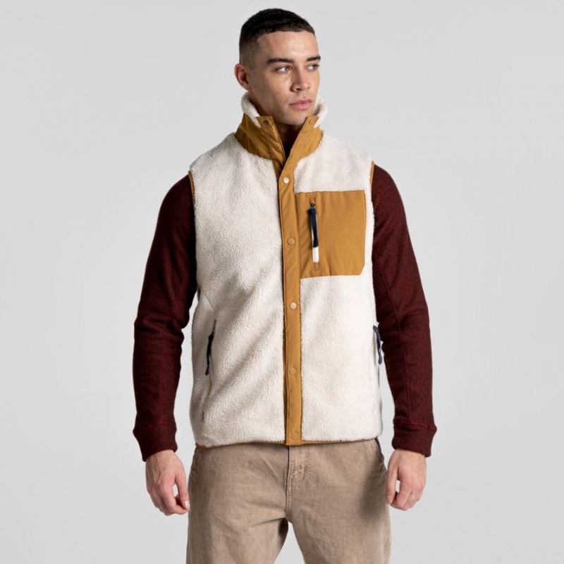 Craghoppers Mercer Vest Herre Hvite | 2587HMBQA