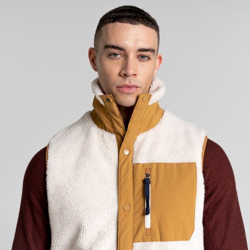 Craghoppers Mercer Vest Herre Hvite | 2587HMBQA