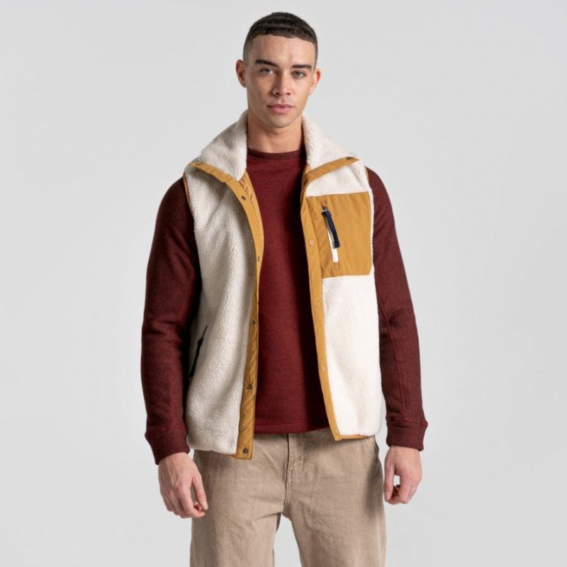 Craghoppers Mercer Vest Herre Hvite | 2587HMBQA