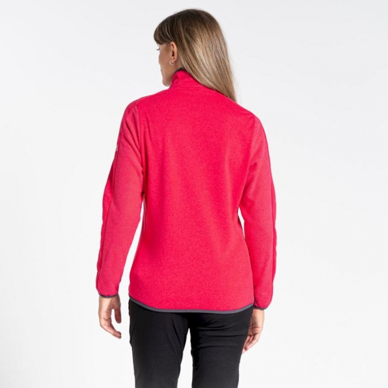 Craghoppers Minerva Half Zip Fleecegensere Dame Rosa | 6341SHZGO