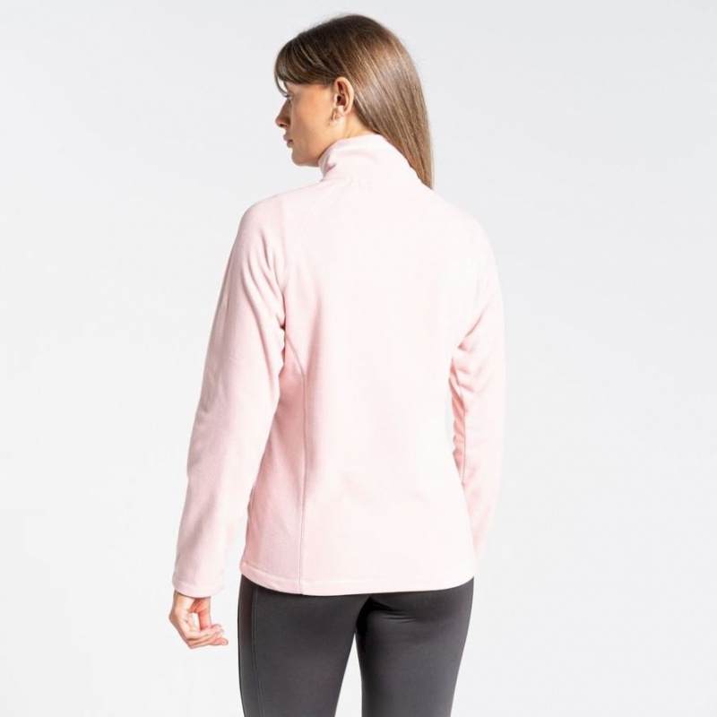 Craghoppers Miska Half Zip Fleecegensere Dame Rosa | 0429BIYCP