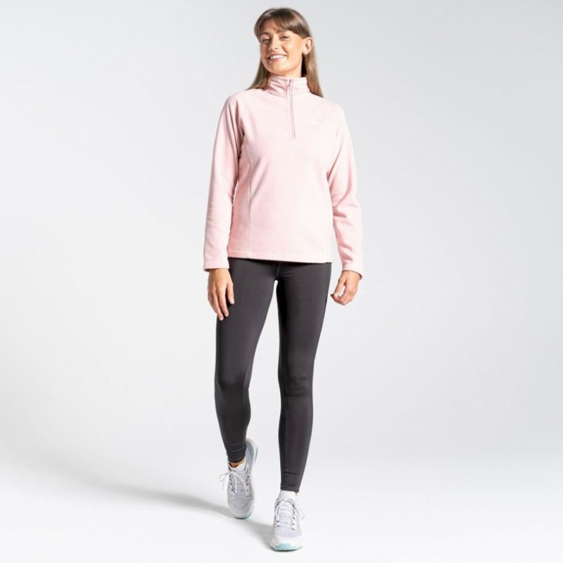 Craghoppers Miska Half Zip Fleecegensere Dame Rosa | 0429BIYCP