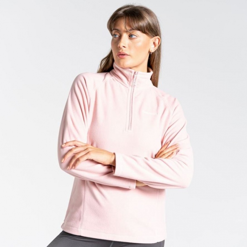 Craghoppers Miska Half Zip Fleecegensere Dame Rosa | 0429BIYCP