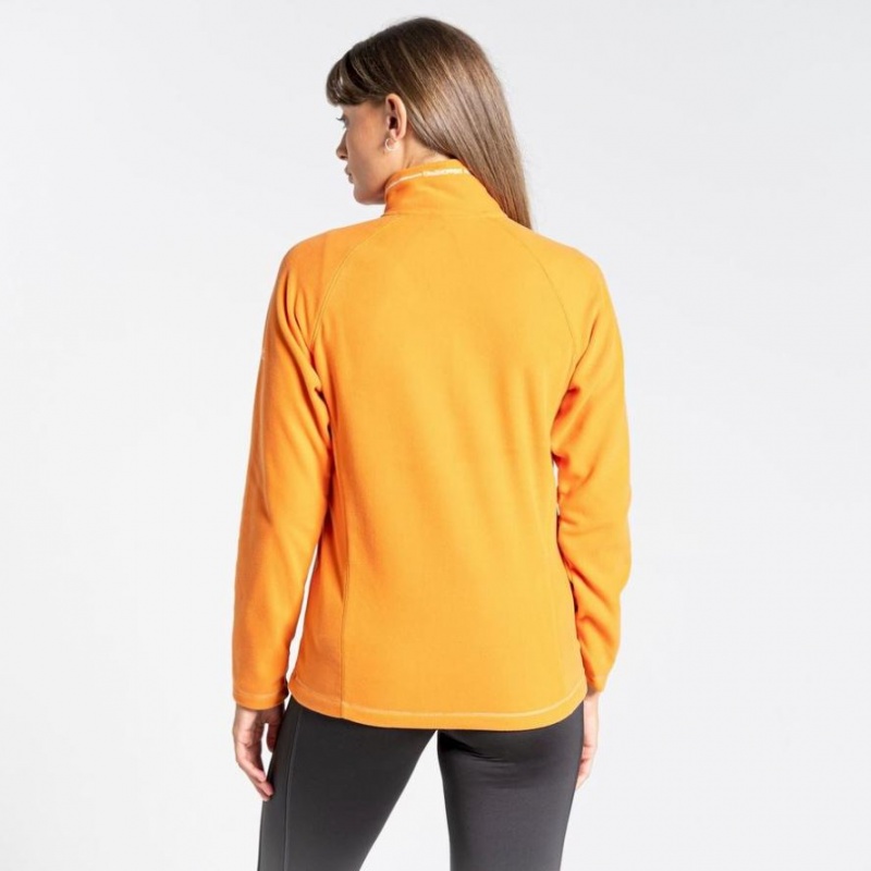 Craghoppers Miska Half Zip Fleecegensere Dame Oransje | 7190WBTFQ