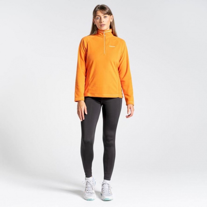 Craghoppers Miska Half Zip Fleecegensere Dame Oransje | 7190WBTFQ