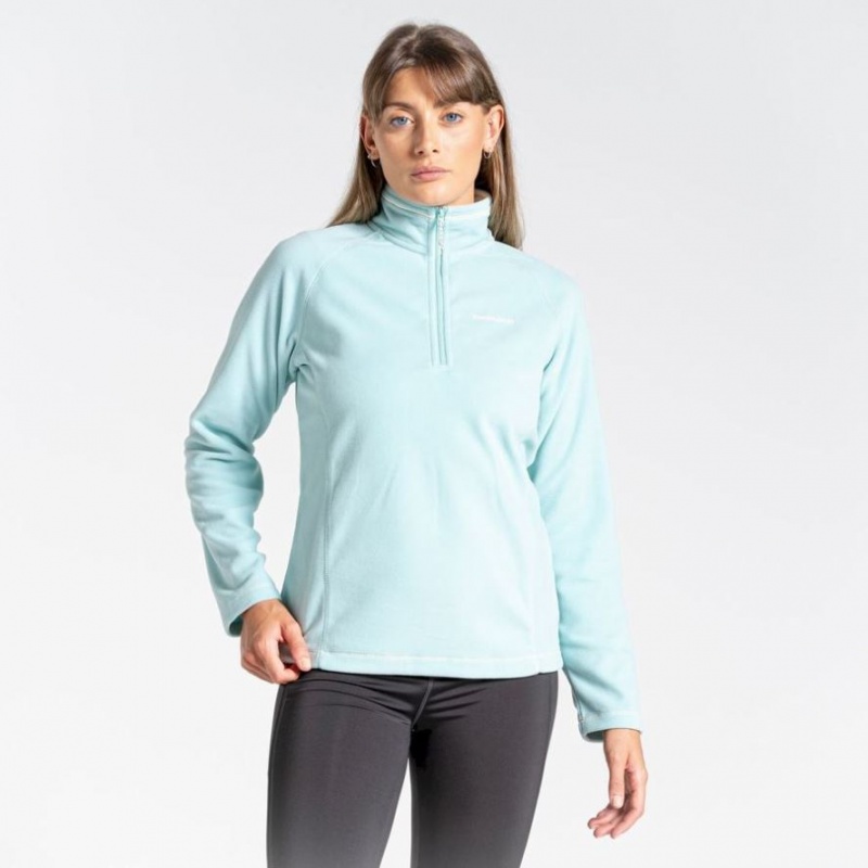 Craghoppers Miska Half Zip Fleecegensere Dame Turkis | 9675ROBZN