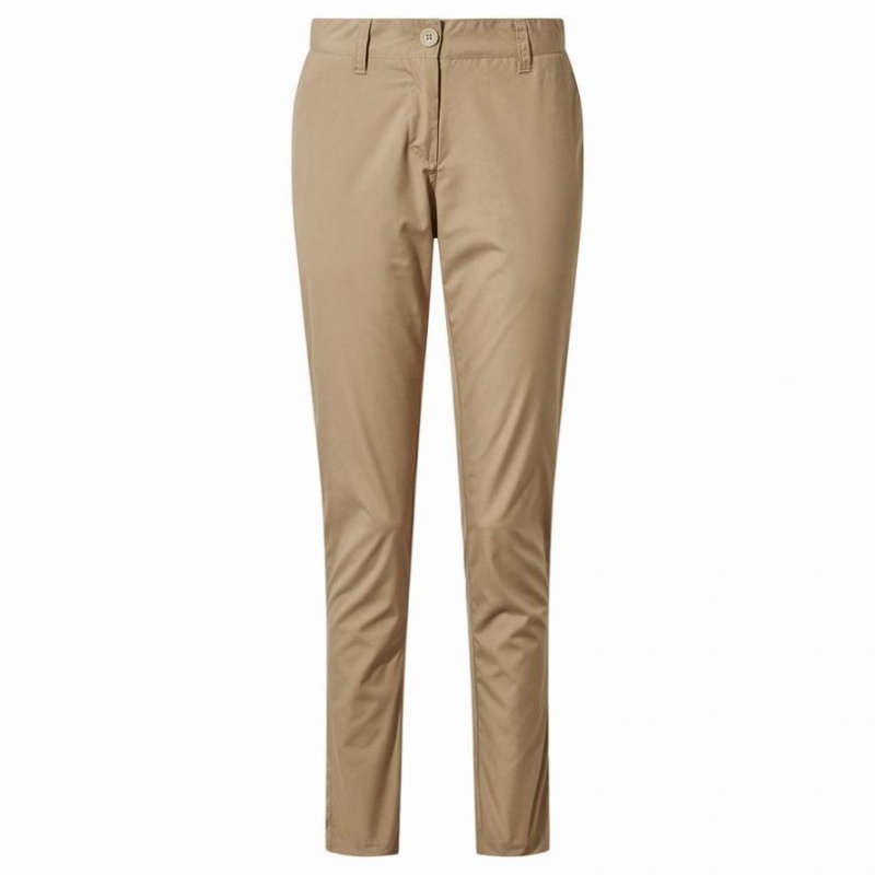 Craghoppers NosiDefence Capella Bukse Dame Khaki | 9864UNPFA