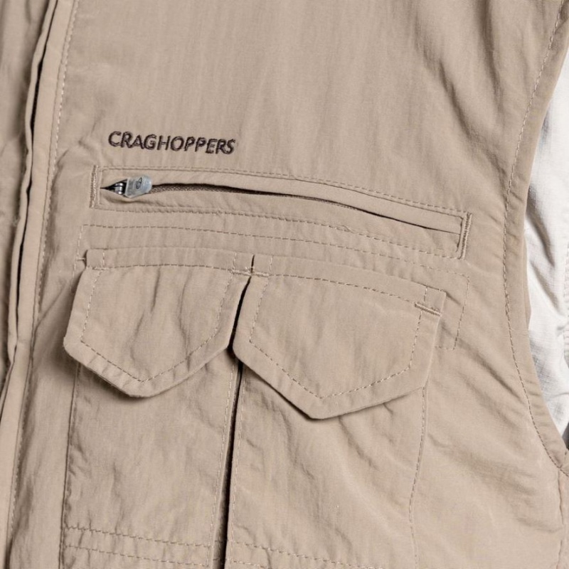 Craghoppers NosiLife Adventure II Vest Herre Beige | 1524BFYAP