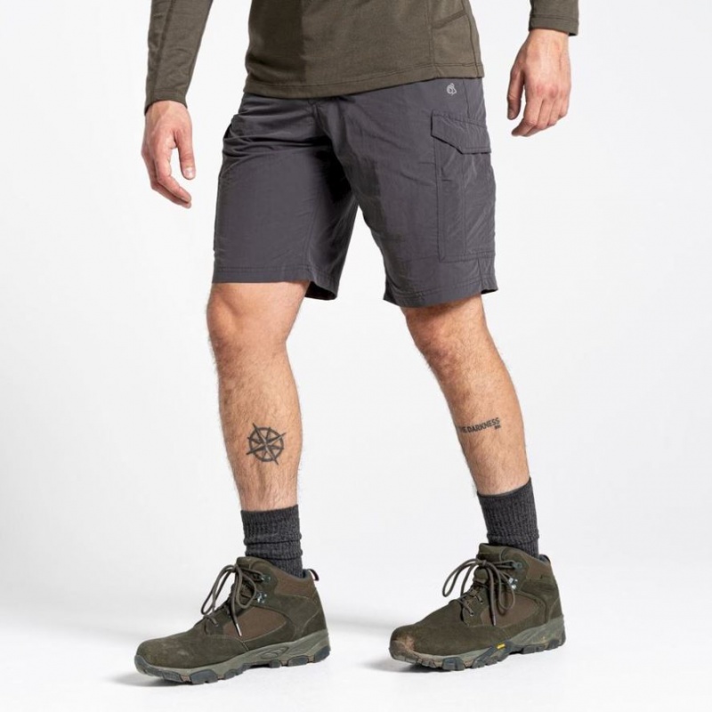 Craghoppers NosiLife Cargo II Shorts Herre Grå | 3902SVHTA