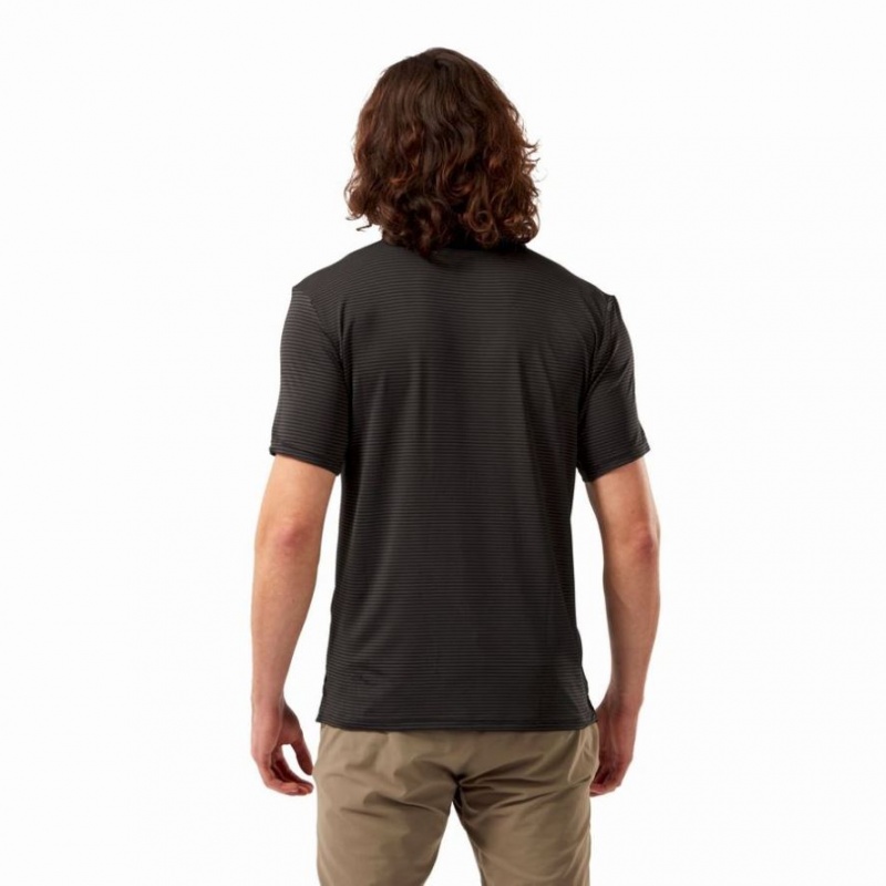 Craghoppers NosiLife Pro Kort Sleeve Polo T-skjorte Herre Svarte | 7634BUCKD